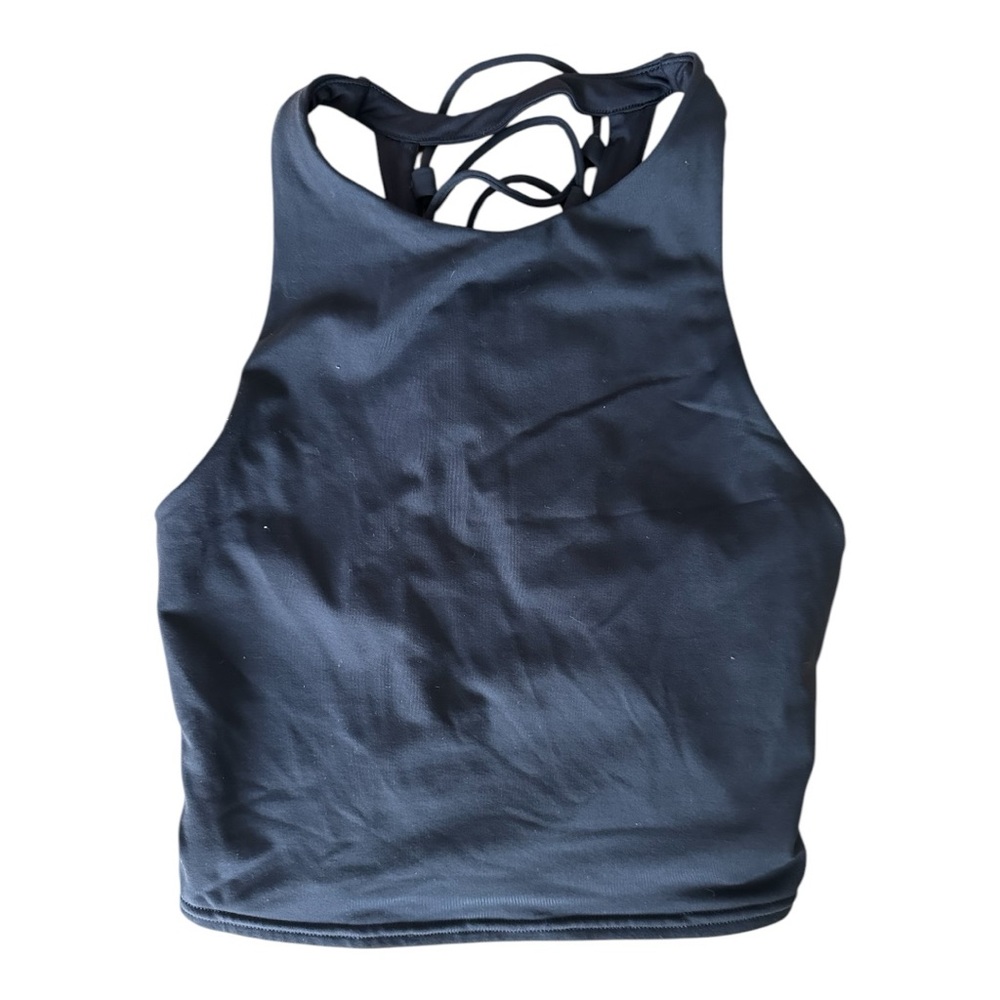 ALO Yoga Blue Strappy Tank Top